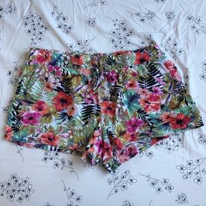 Floral Flowy Shorts